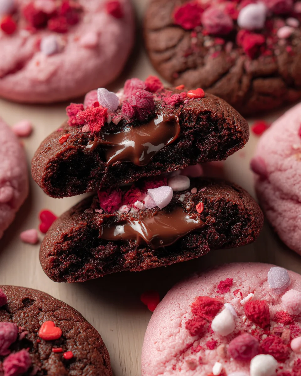 Valentine Ganache Cookies 40 Valentine Ganache Cookies