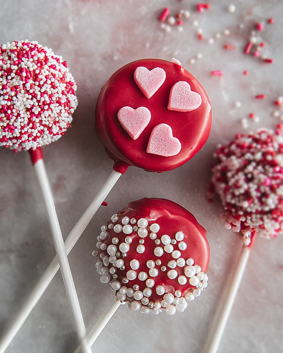 Valentines Day Oreo Pops 4