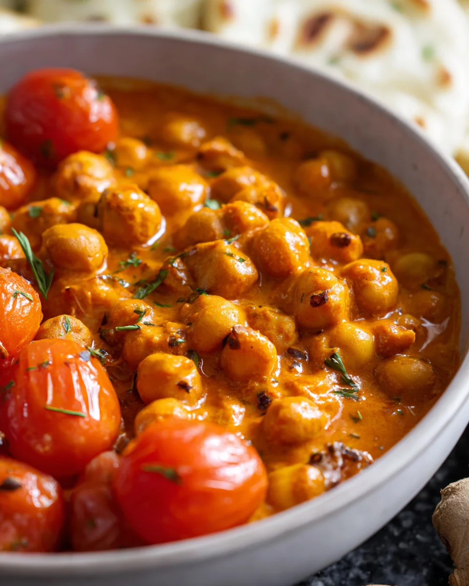 Vegetarian Chickpea Tikka Masala