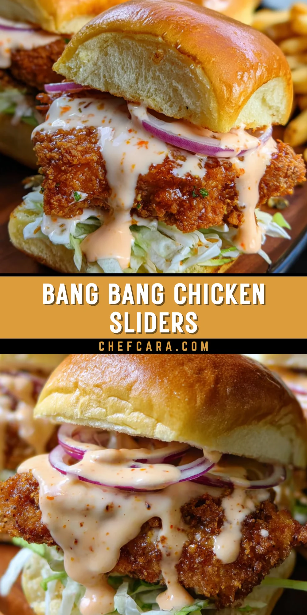 Bang Bang Chicken Sliders 33 Pinterest Hidden Image