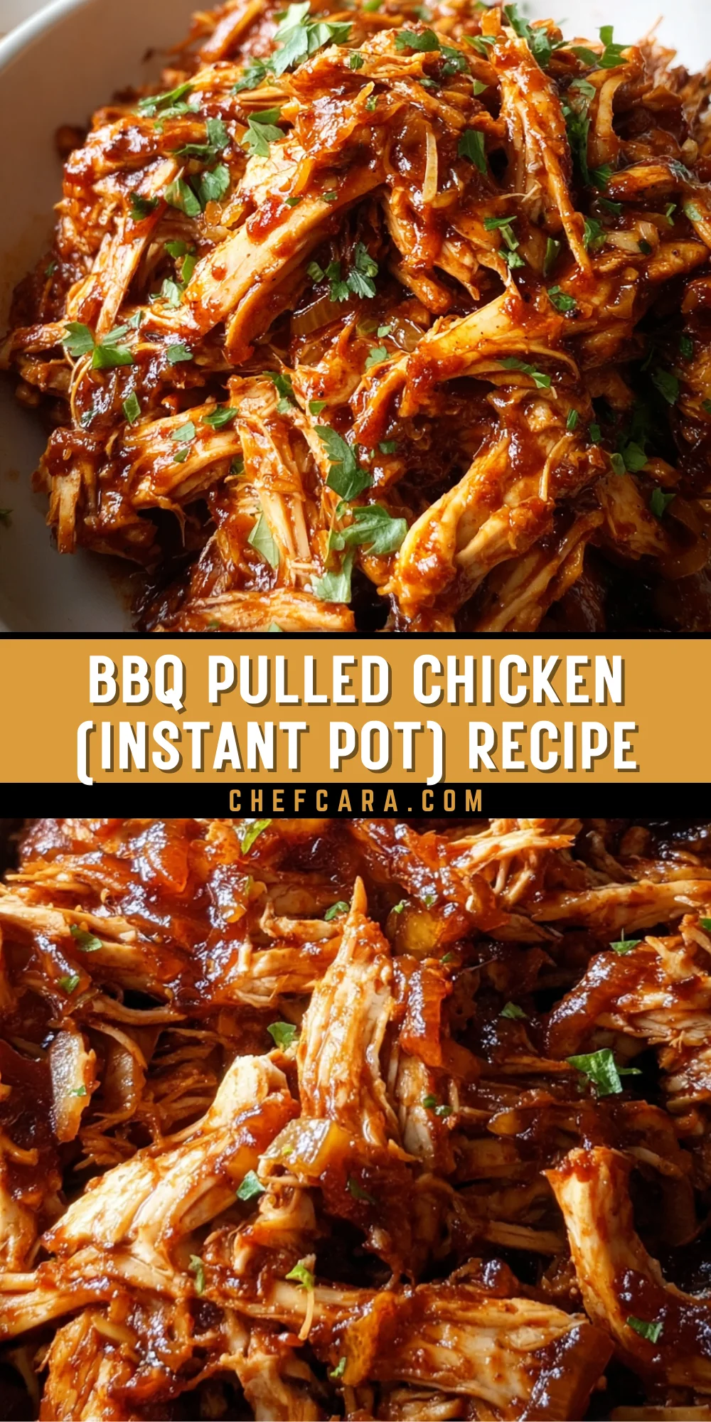 BBQ Pulled Chicken (Instant Pot) Recipe 24 Pinterest Hidden Image