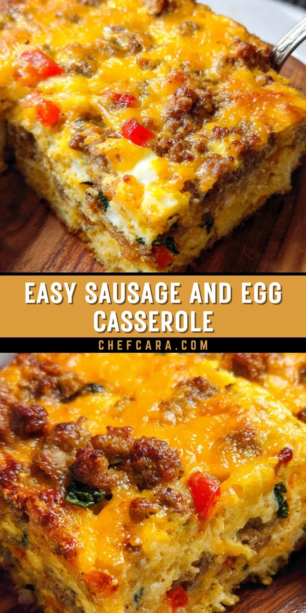 Easy Sausage and Egg Casserole 24 Pinterest Hidden Image