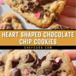 Heart Shaped Chocolate Chip Cookies 21 Pinterest Hidden Image