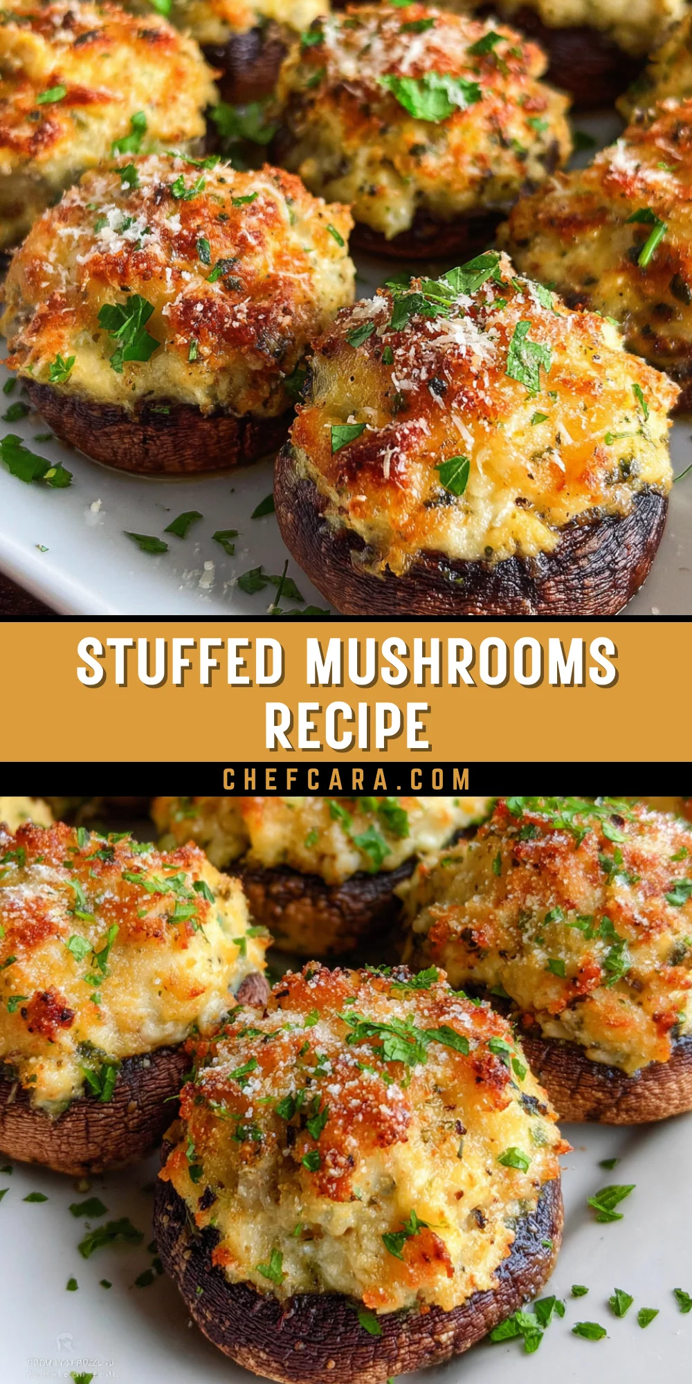 Stuffed Mushrooms Recipe 20 Pinterest Hidden Image