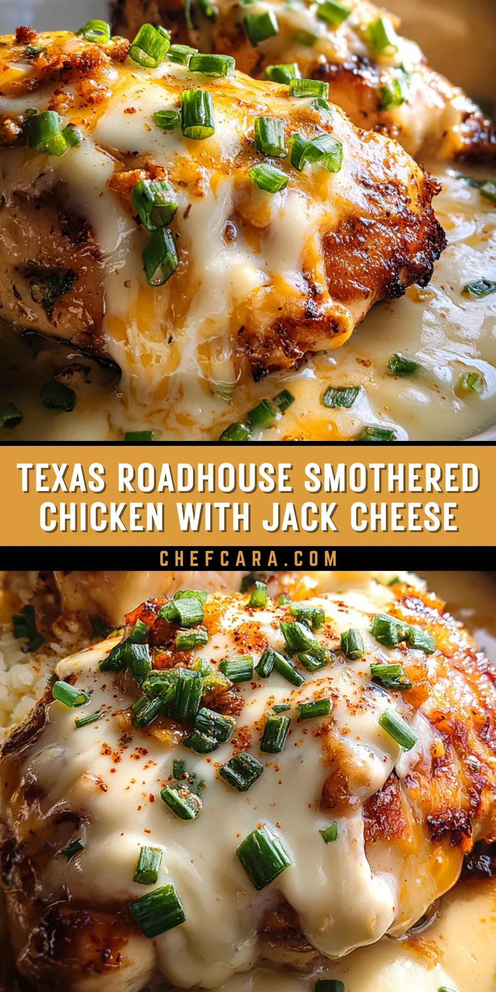 Texas Roadhouse Smothered Chicken with Jack Cheese 19 Pinterest Hidden Image